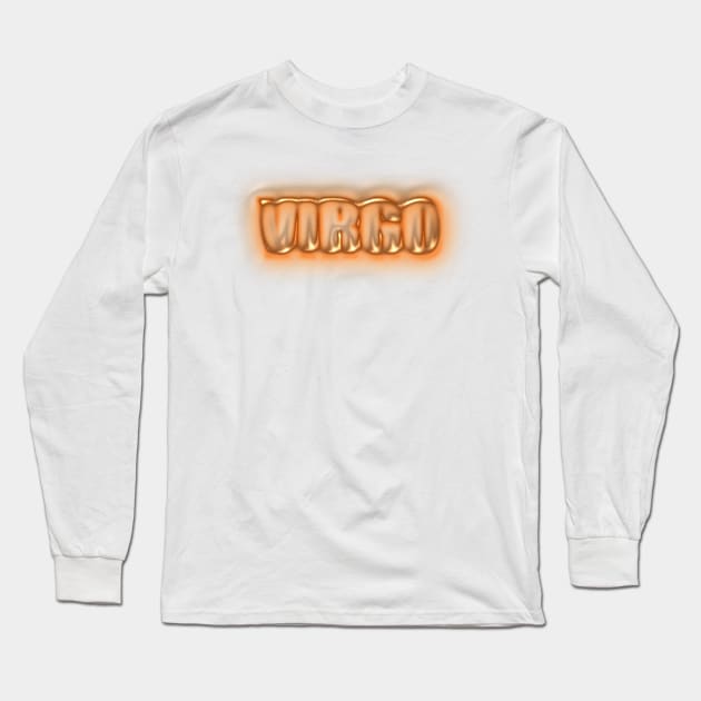 Virgo Horoscope Long Sleeve T-Shirt by Toozidi T Shirts